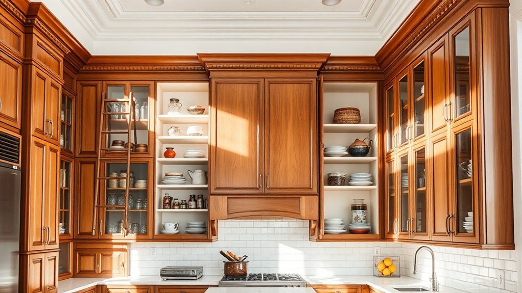 vertical kitchen storage solutions | Palmetto Renovations Columbia SC