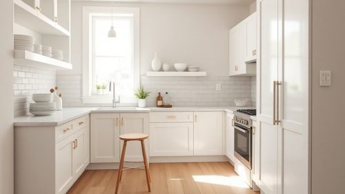 light airy kitchen transformation