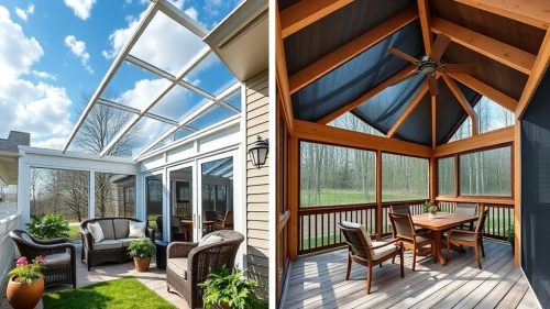 sunroom versus screened porch